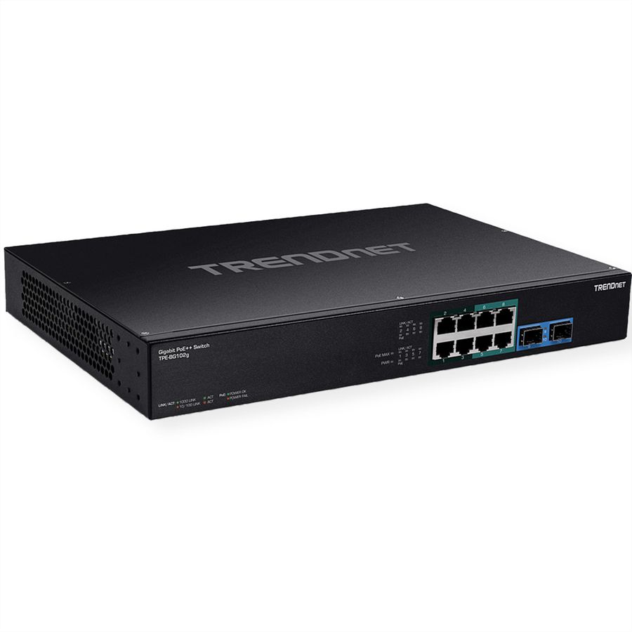TRENDnet TPE-BG102G 10-Port Gigabit 4PPoE Switch