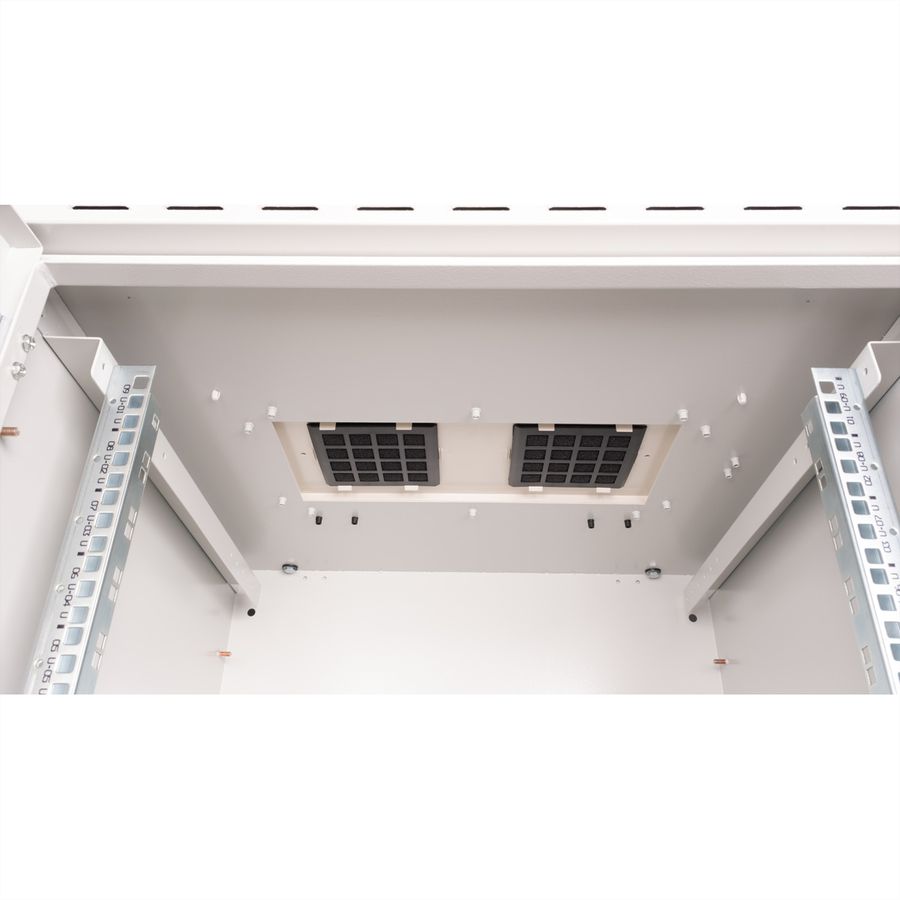 ROLINE 19-Zoll Wandgehäuse Pro 9 HE, 600x600 BxT IP55 outdoor grau