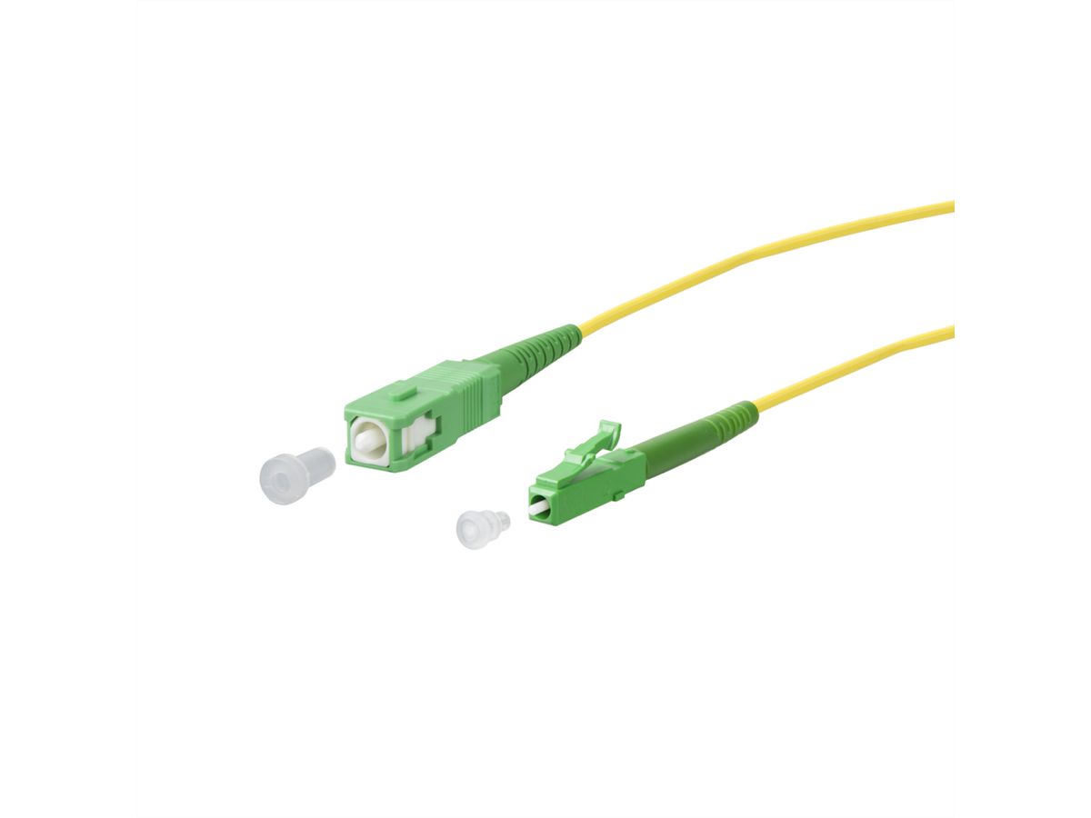 METZ CONNECT OpDAT Patchkabel, SC-S APC/LC-S APC OS2, 2 m