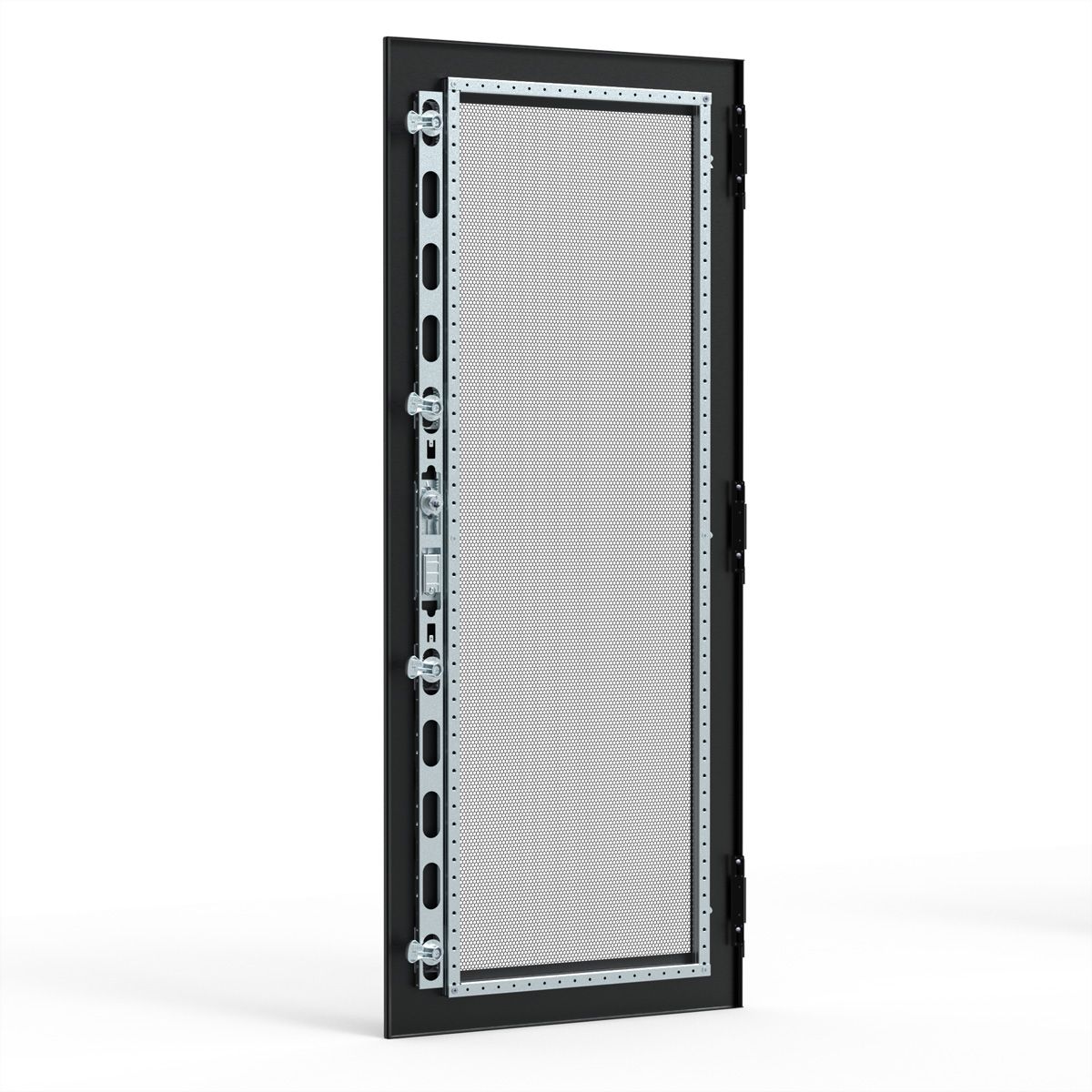 SCHROFF TUER 1400H 800B PERF.EMC