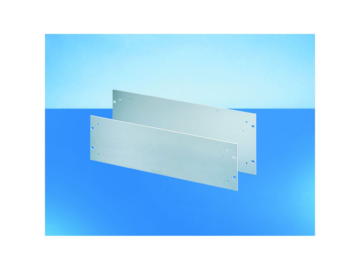 SCHROFF 19"-Frontplatten mit Grifflöcher - 19"-FRONTPLATTE 4HE ELOX.
