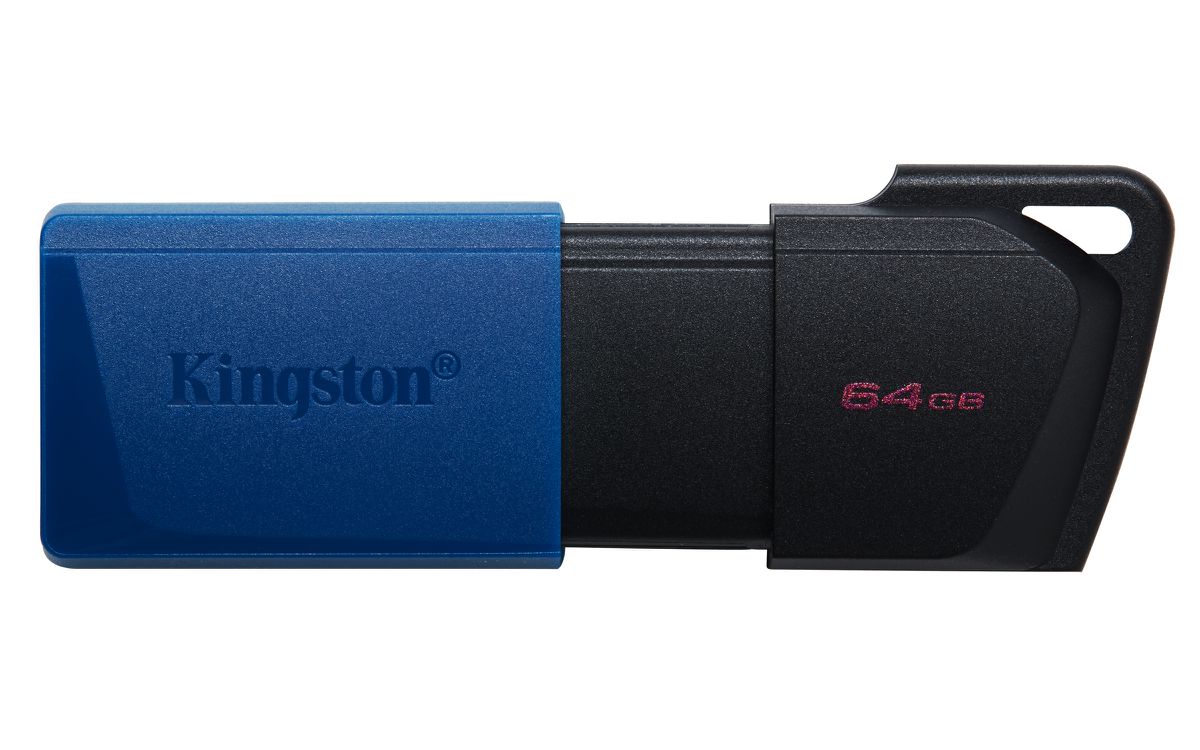 Kingston Technology DataTraveler 64GB USB3.2 Gen 1 Exodia M (Schwarz + Blau) - 2 Pieces