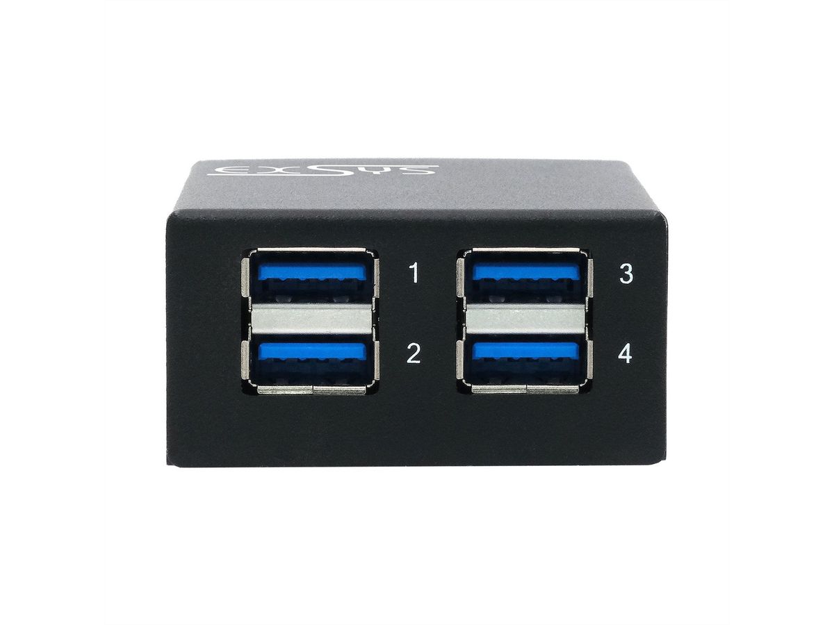 Exsys EX-11240HMS 4-Port USB 3.2 Gen 1 Hub
