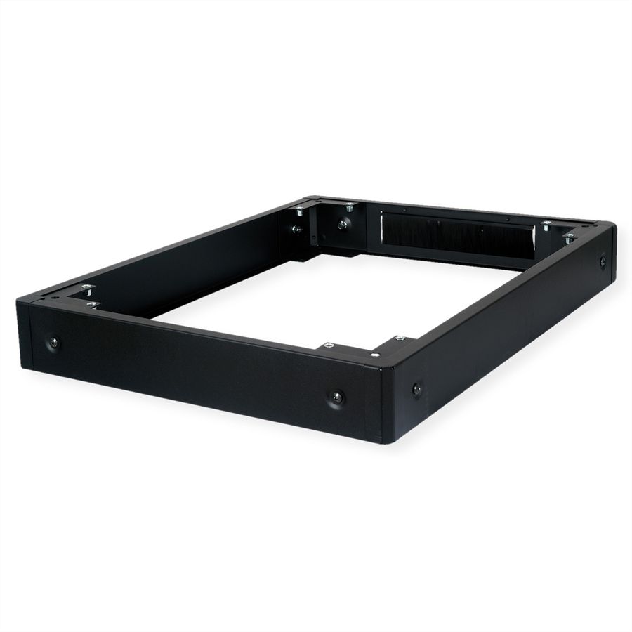 ROLINE Sockel für Netzwerkschrank, 600x800 BxT, schwarz