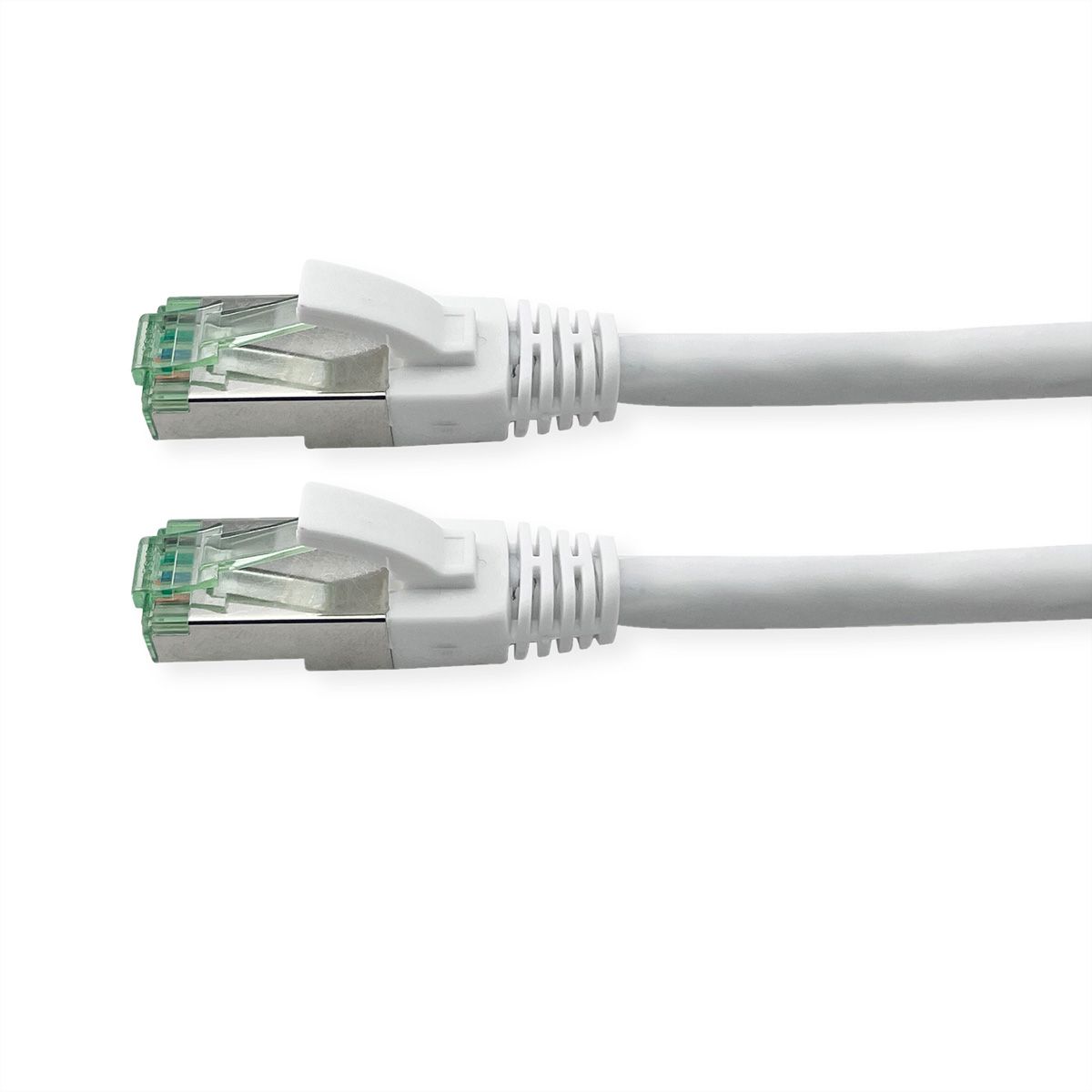 ROLINE RM Patchkabel Cat.6A S/FTP (PiMF), weiß, 2 m