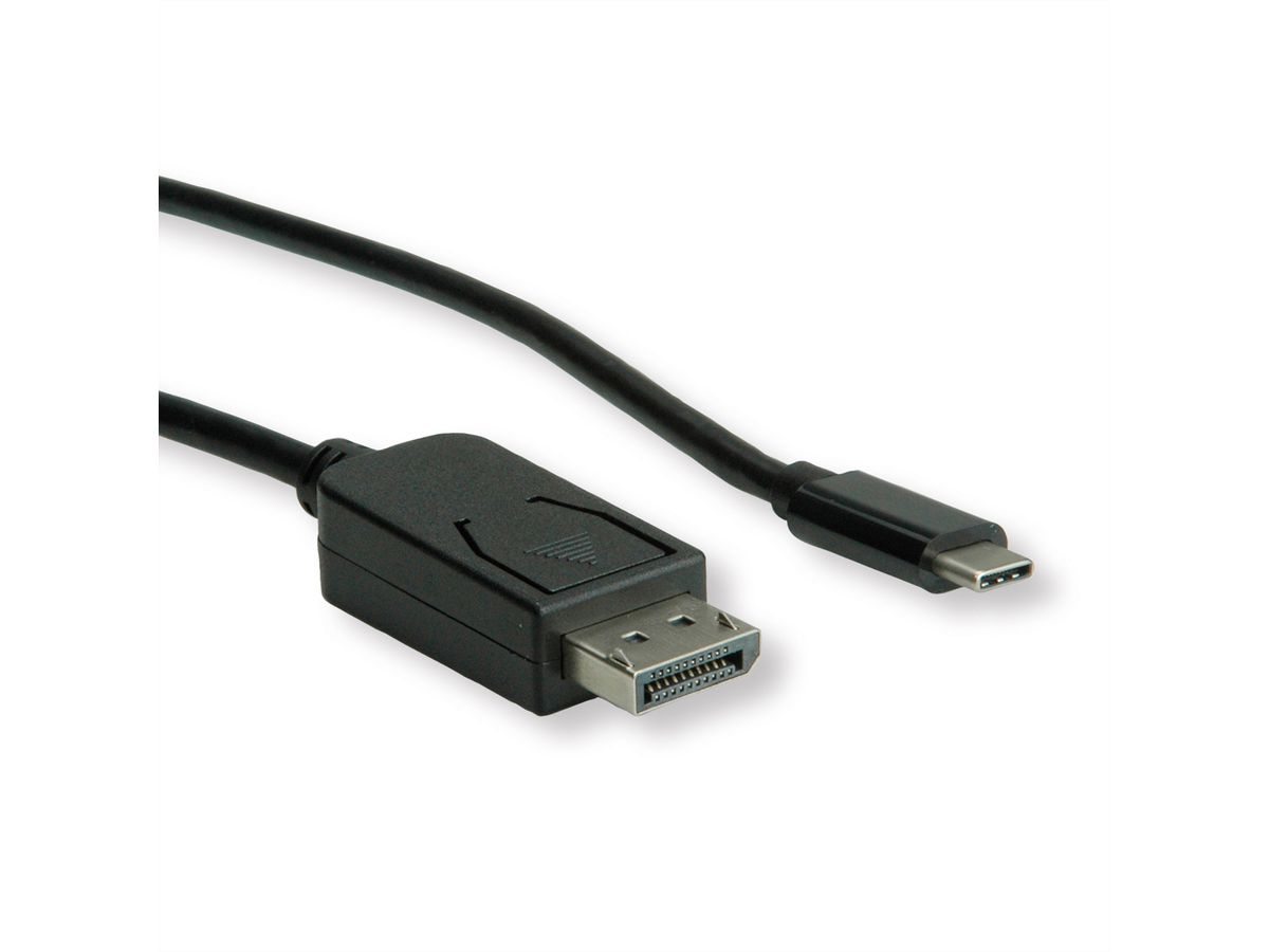 ROLINE USB Typ C - DisplayPort Adapterkabel, v1.2, ST/ST, 2 m