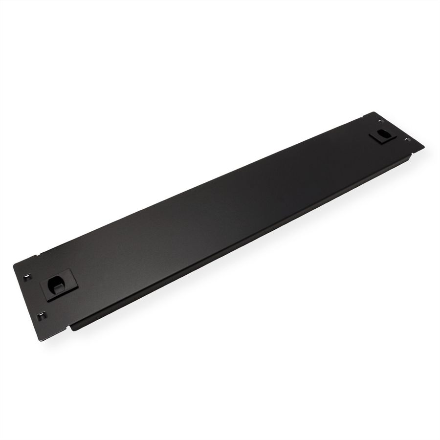 ROLINE 19-Zoll-Blindplatte Snap-in, 2 HE, schwarz