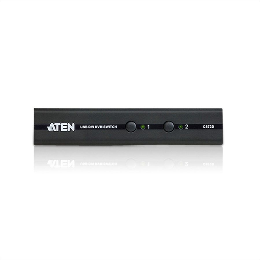 ATEN CS72D KVM Switch DVI, USB, Audio, 2 Ports