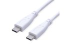 VALUE USB 3.2 Gen 2 Kabel, C-C, ST/ST, 10Gbit/s, Emark, 100W, weiß, 0,5 m