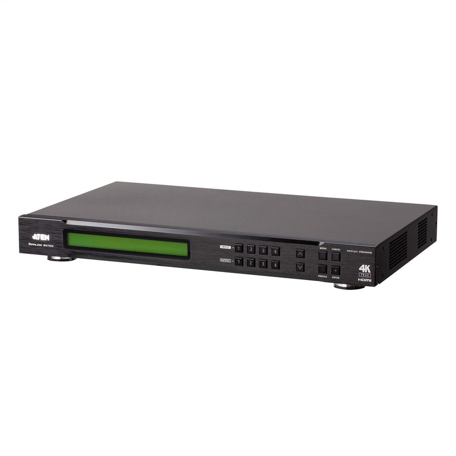 ATEN VM6404HB 4 x 4 True 4K HDMI Matrix Switch mit Scaler