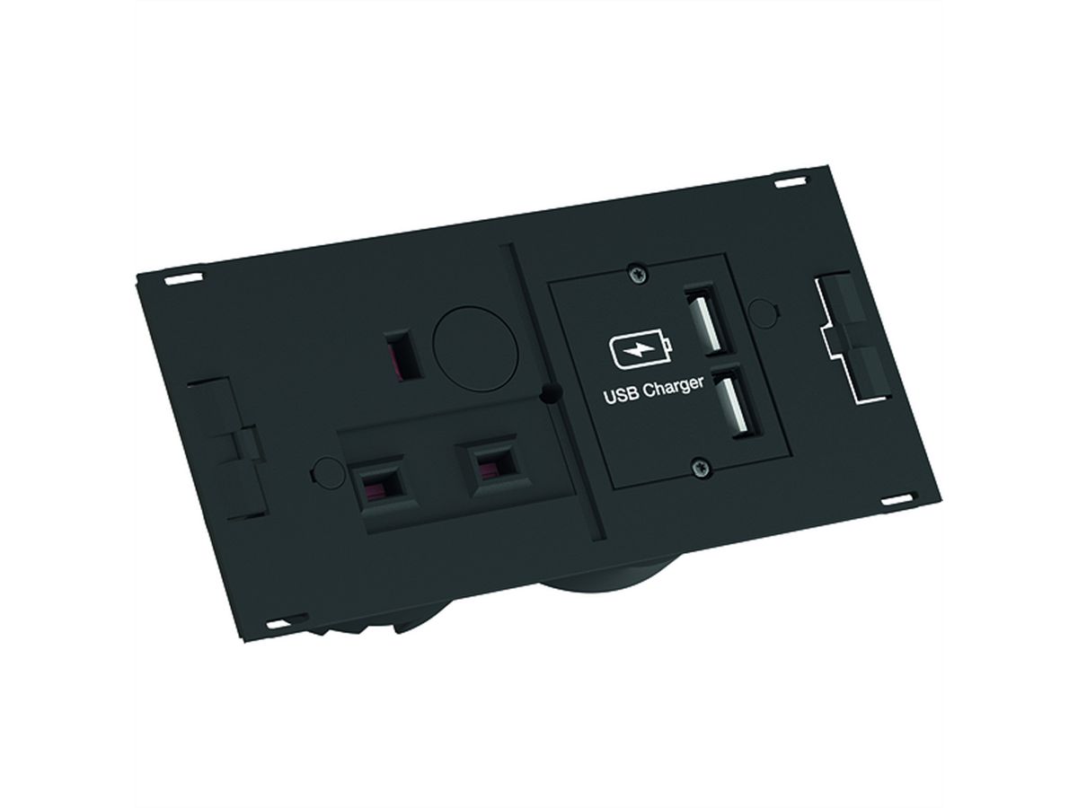 BACHMANN DUE Set 1xDUE UK+ USB Charger, 1xT-Verteiler GST18 2m United Kingdom
