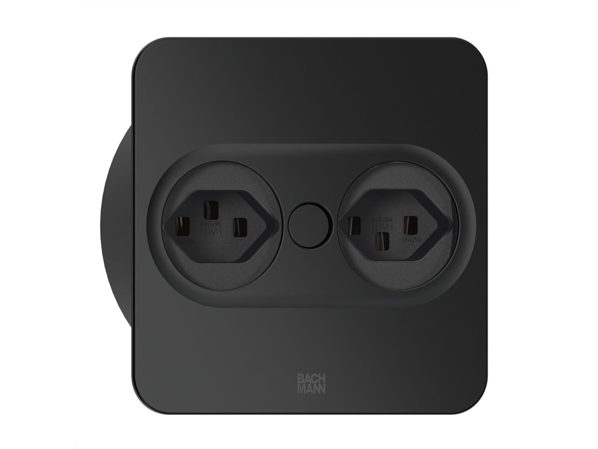 BACHMANN TWIST2 2xCH T23 2,0m AEH, T23 RAL9005 30GE eckig