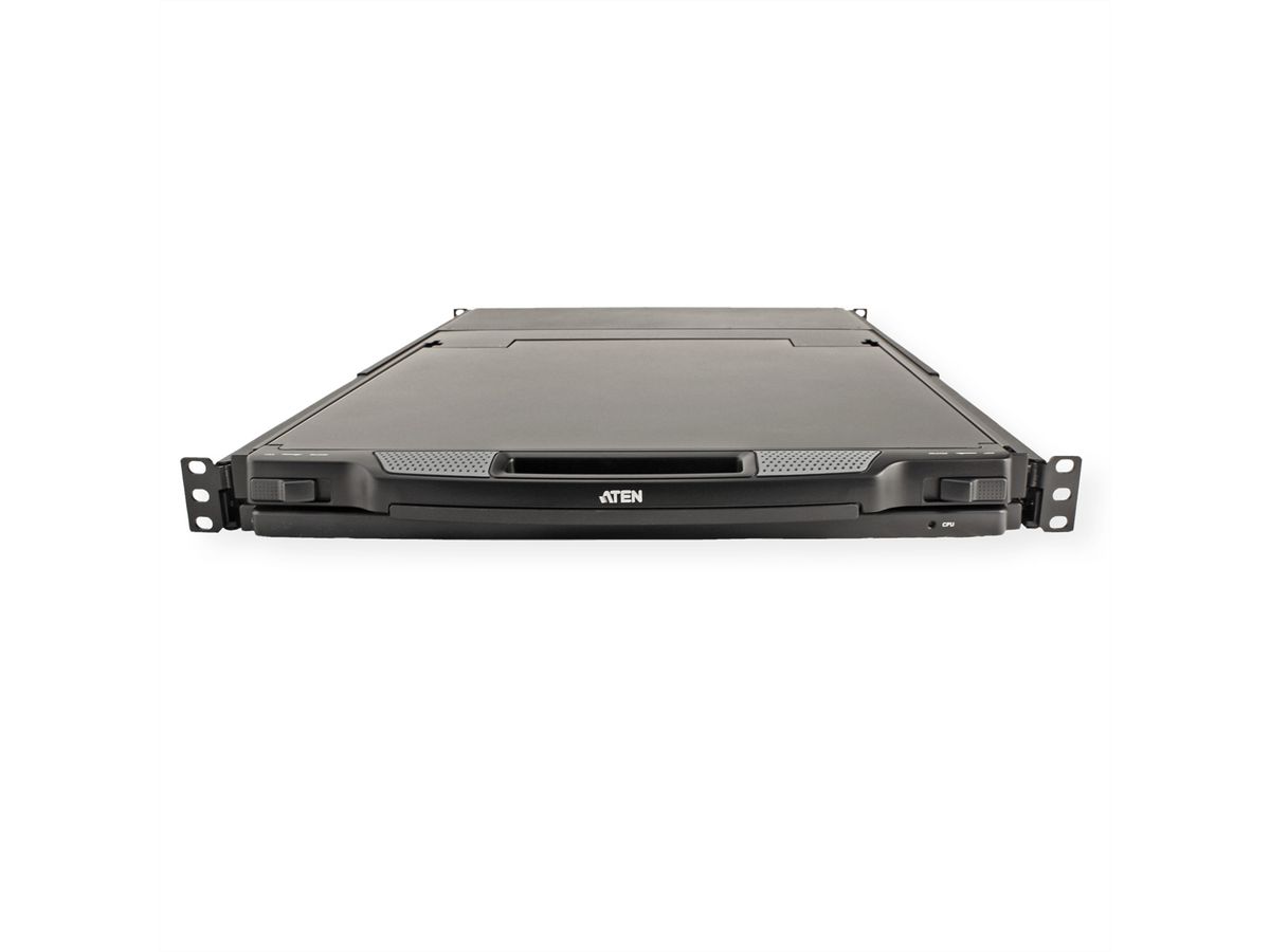 ATEN CL1308N KVM-Switch, 48cm TFT, VGA, PS/2-USB, 8 Port, DE-Layout