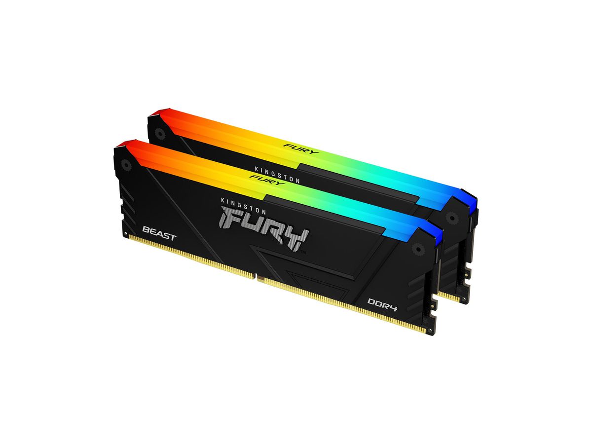 Kingston Technology FURY 16GB 3200MT/s DDR4 CL16 DIMM (2er-Kit) Beast RGB