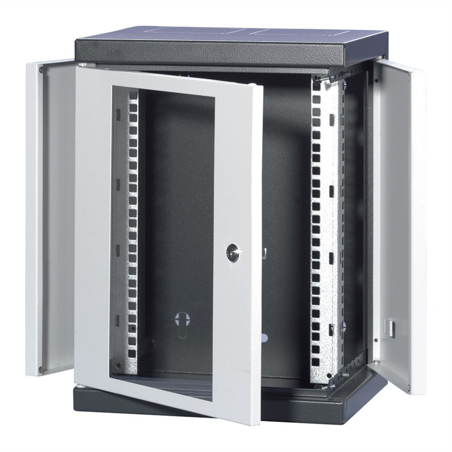 SCHROFF EPCASE 10"-Gehäuse 4 HE mit Glastür, (HxBxT) 262x345x280mm
