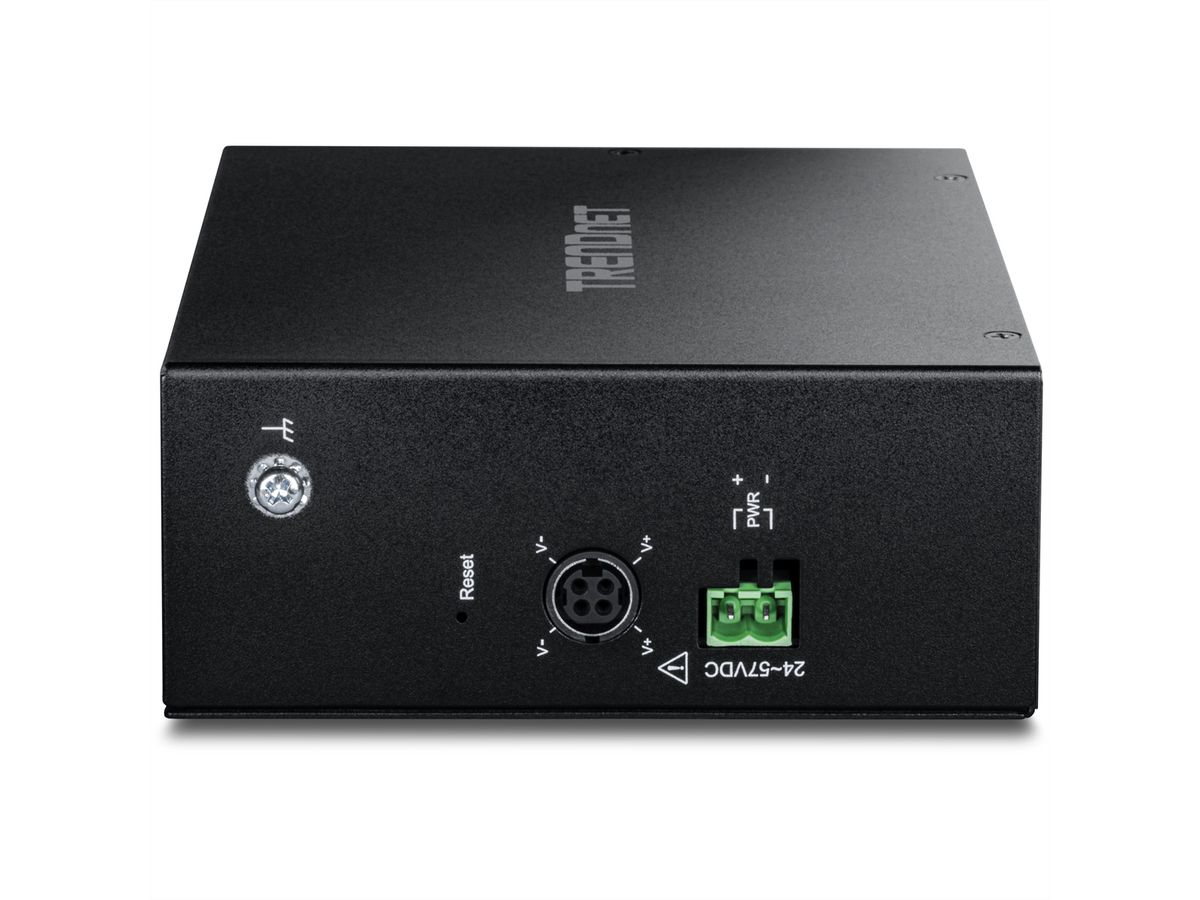 TRENDnet TI-PG743Bi 7-Port PoE+ Switch Industrial Gigabit L2 Managed DIN-Rail