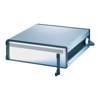 SCHROFF Rückwandfuss mit Gummieinlage - RUECKWANDFUSS 3HE RAL7016