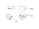 BACHMANN TWIST 2 1xUTE 1xUSB A/C 22W 2,0m AEH Edelstahl-Optik rund