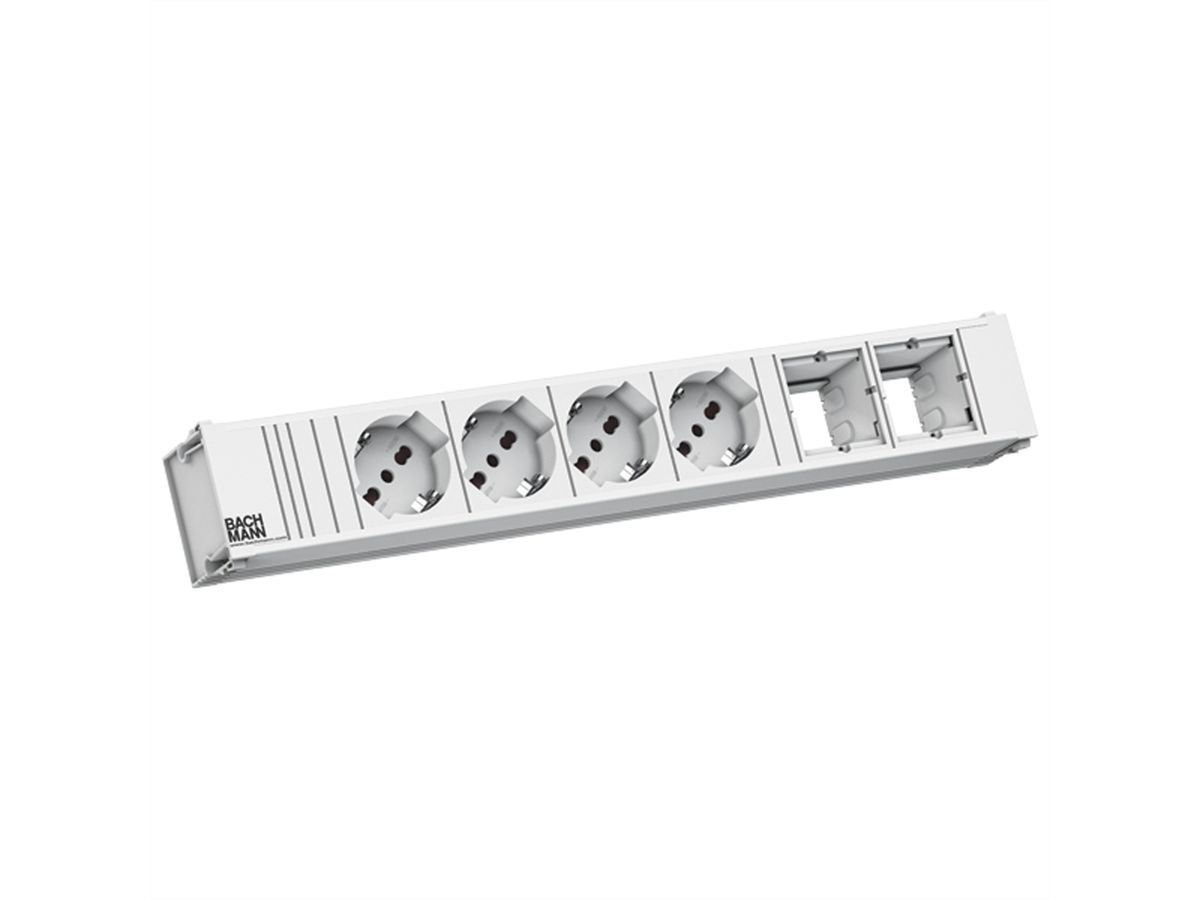BACHMANN CONI 4xP40 2xCM 0,2m GST18 RAL9010