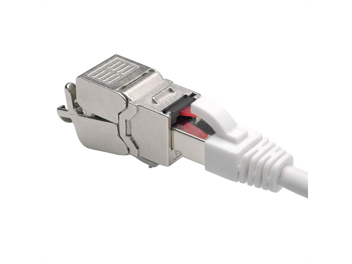 VALUE Kat.6A (Class EA) Keystone, RJ-45, geschirmt, werkzeuglos