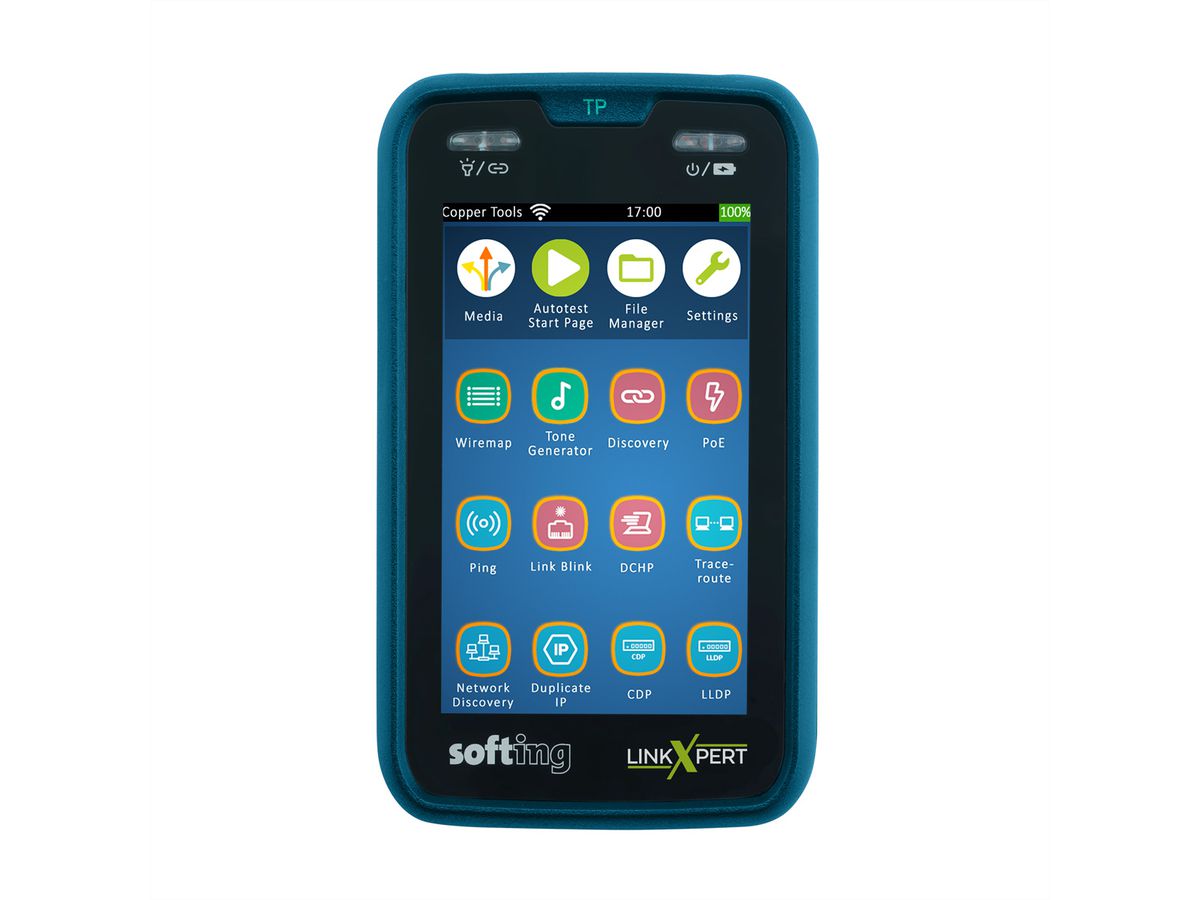 SOFTING LinkXpert TP, Multitool zum einfachen Testen von Twisted-Pair-LAN-Netzwerken