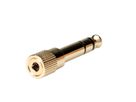 ROLINE GOLD Stereo Adapter 6,35 mm Stecker - 3,5 mm Buchse