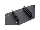 VALUE 19"-Fachboden mit 2 verstellbaren Teilern, 1 HE, schwarz
