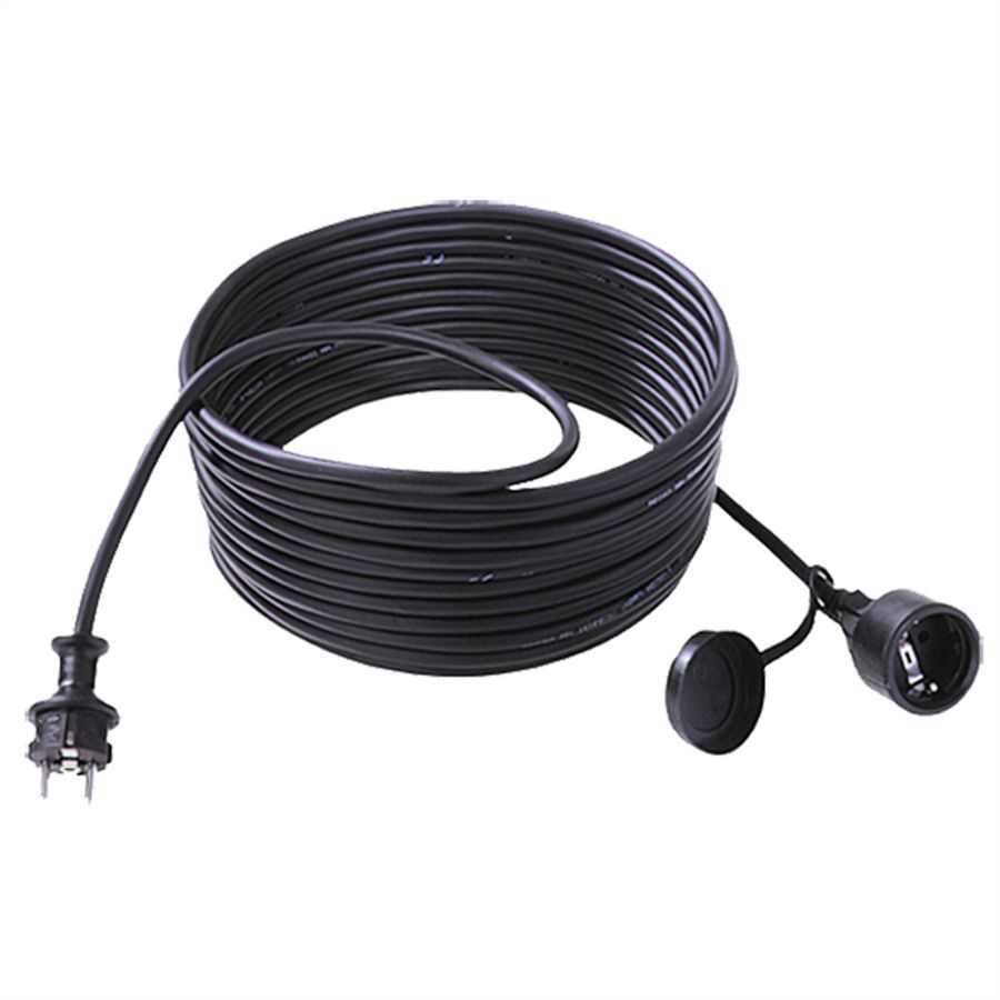 BACHMANN Extension 3G1,5mm² , H07RN-F Gummi/Neopren Schutzkontakt, schwarz, 25 m