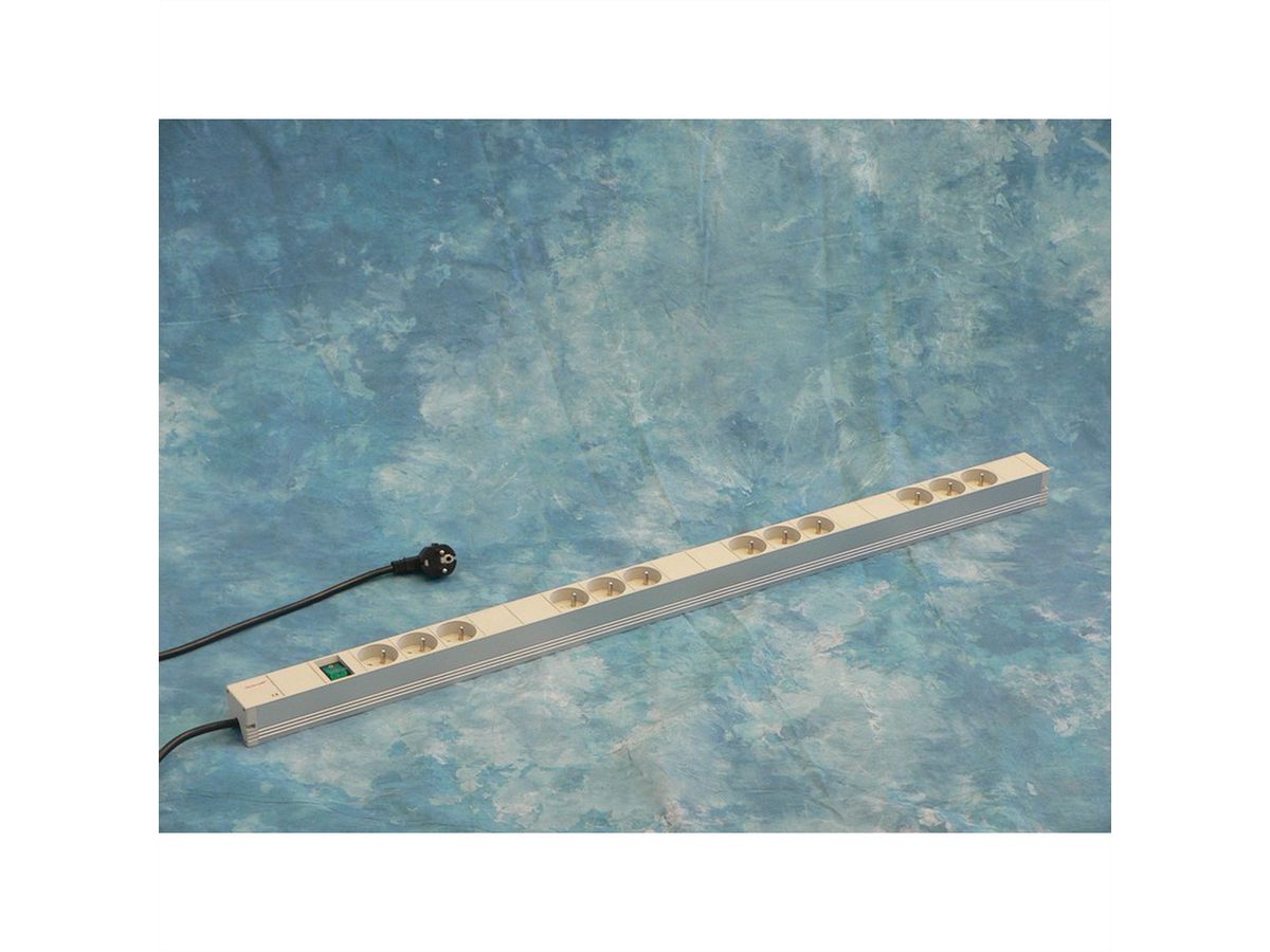 SCHROFF UTE-Steckdosenleiste - STDL.UTE 12DO.SCHALT.947.5LG