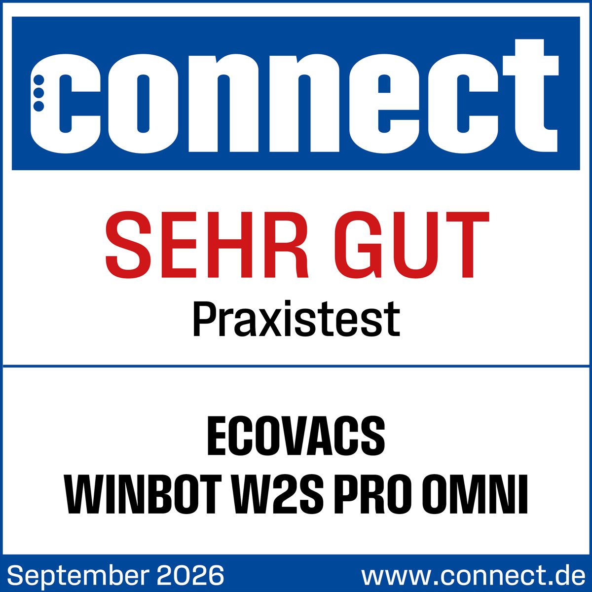 Ecovacs Fensterreiniger WINBOT W2S PRO OMNI, weiß