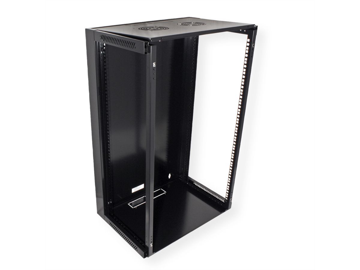 VALUE Wandgehäuse 18 HE (HxBxT) 901x570x450mm, Bausatz, schwarz