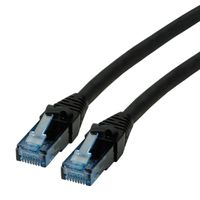 ROLINE Patchkabel Cat.6A UTP, Component Level, LSOH, schwarz, 15 m