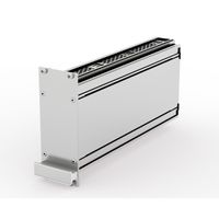 SCHROFF Kassetten PRO 3 HE-Bausätze, Frontplatte ungeschirmt - KAS S1 FS 3HE 10TE 227T