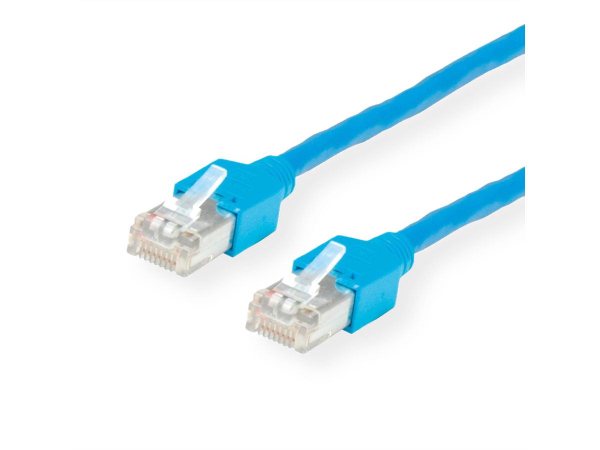 KERPEN Patchkabel Cat.5e (Class D) SF/U, MegaLine D1-20, gekreuzt, blau, 10 m