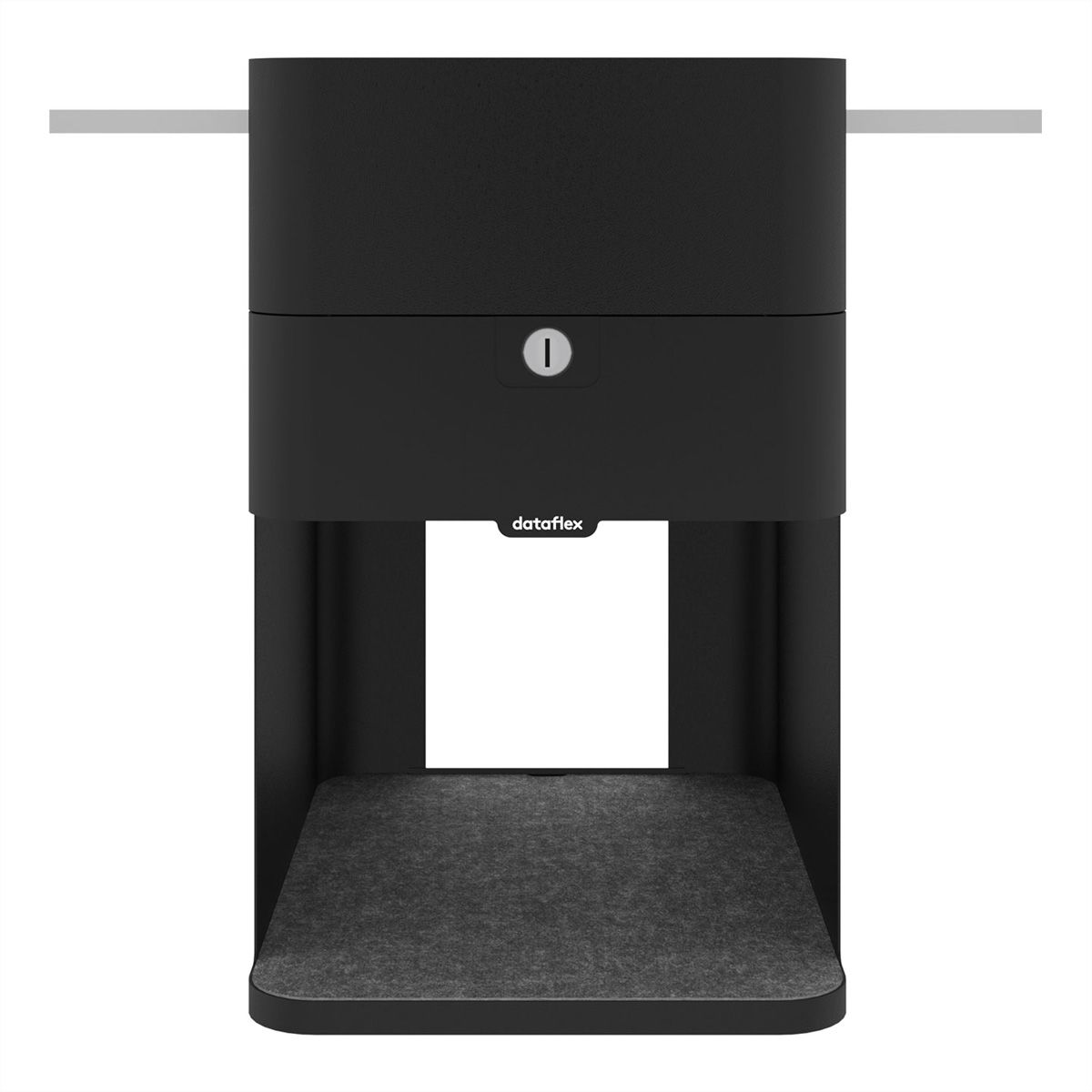 DATAFLEX Bento® desktop locker, 503, schwarz