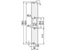 SCHROFF Frontplatten für D-Sub Steckverbinder - TEILFRONTPL.3HE 4TE 1X15 DC