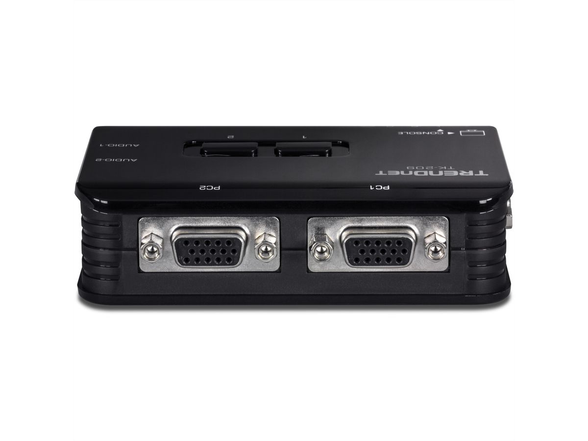 TRENDnet TK-209K KVM Switch 2-Port USB Kit mit Audio