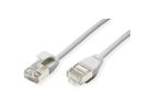 ROLINE U/FTP DataCenter Patchkabel Kat.6A (Class EA), LSOH, slim, grau, 2 m