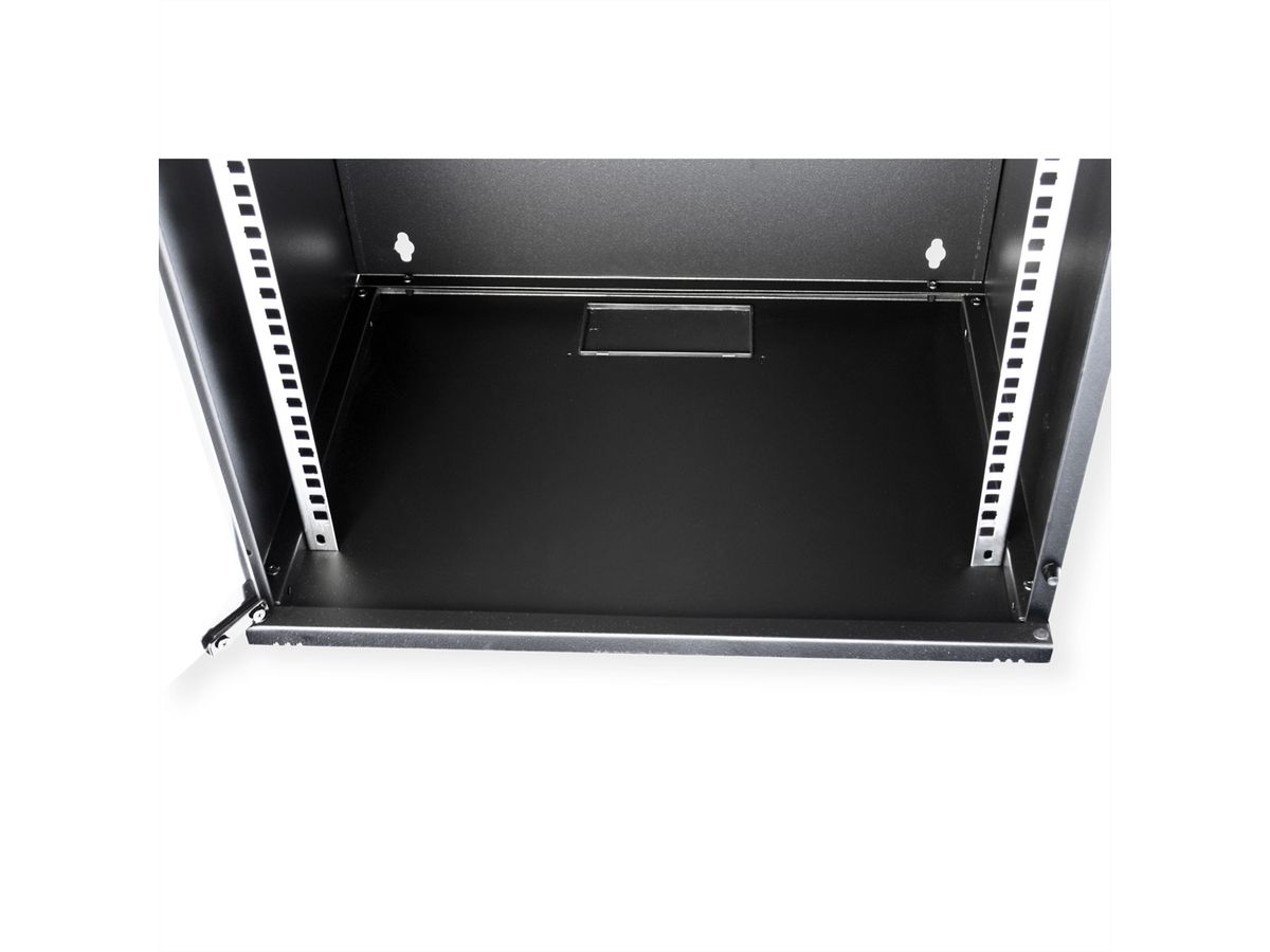 ROLINE 19-Zoll Wandgehäuse Basic 12 HE, 540x400 BxT Bausatz schwarz