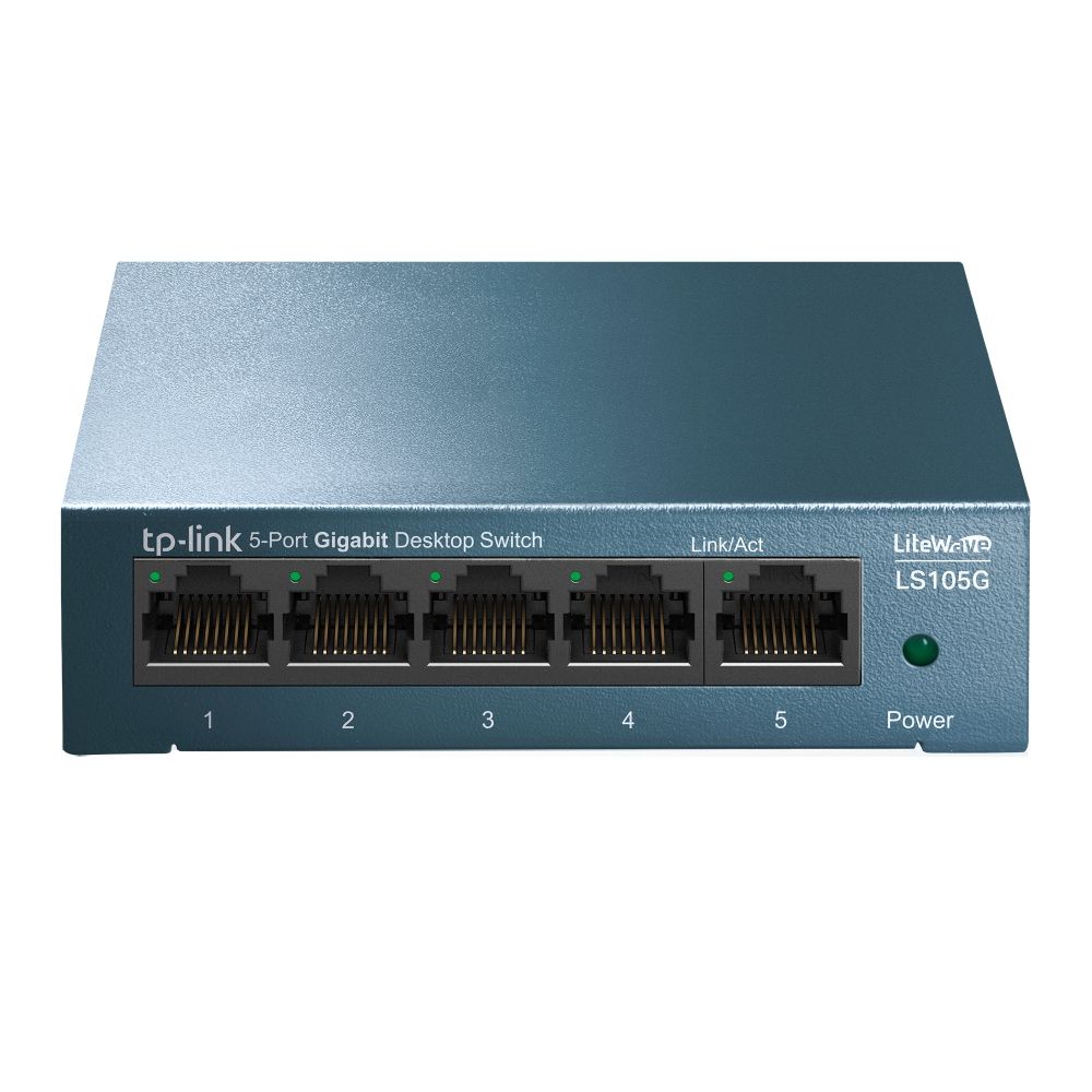 TP-LINK LS105G Unmanaged Gigabit Ethernet (10/100/1000) Blau