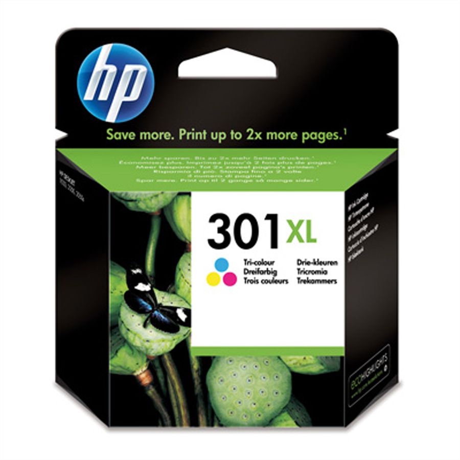 CH564EE, Nr. 301XL, Dreikammer-Farbdruckpatrone, 6ml, 330 Seiten , für HP Dekjet 1000 / 1050 / 2050AIO / 3000 / 3050AIO