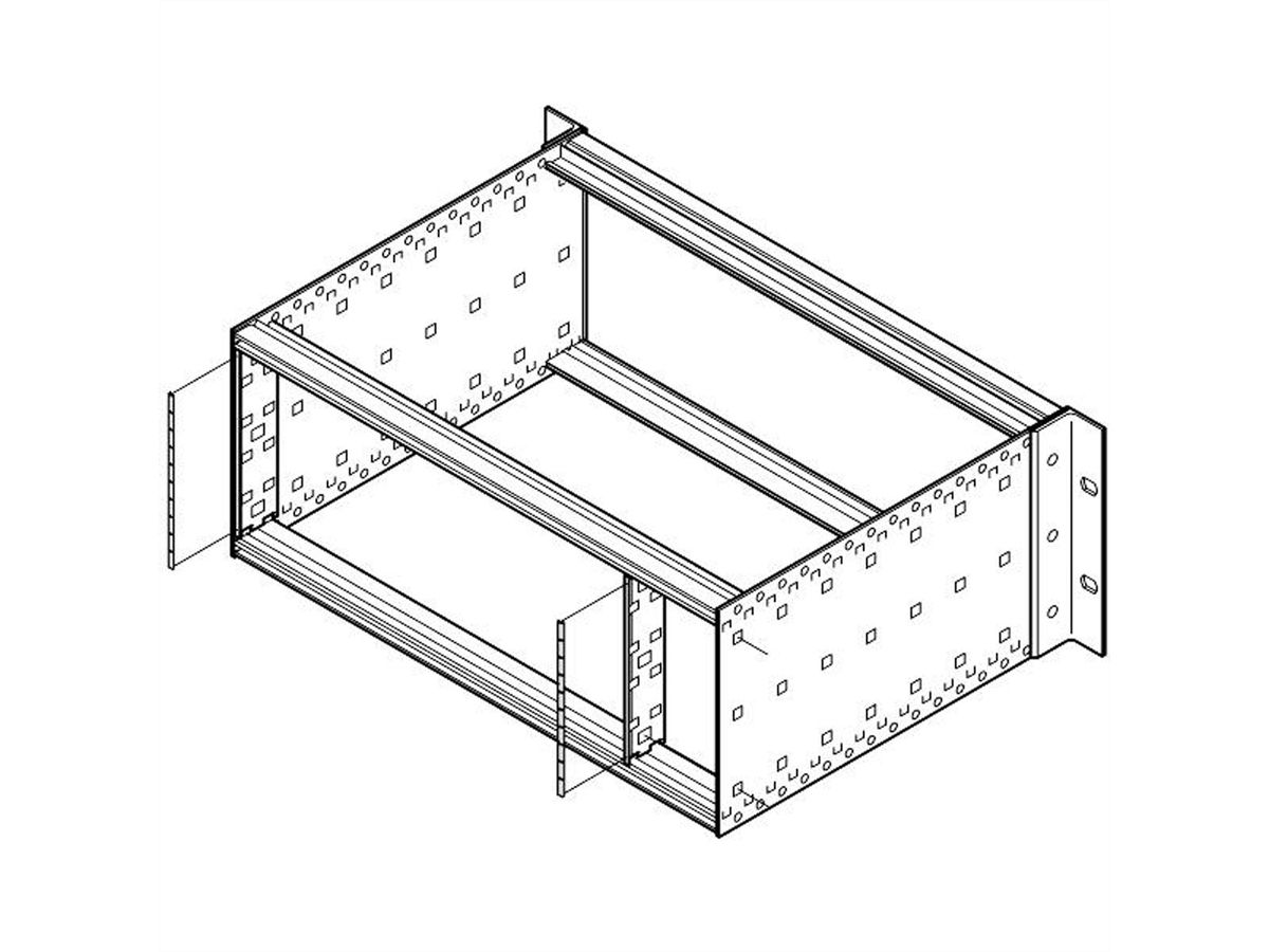 SCHROFF EMC-Schirmmaterial Busplatine - TRAEGERL. F BPL 3HE SNCF