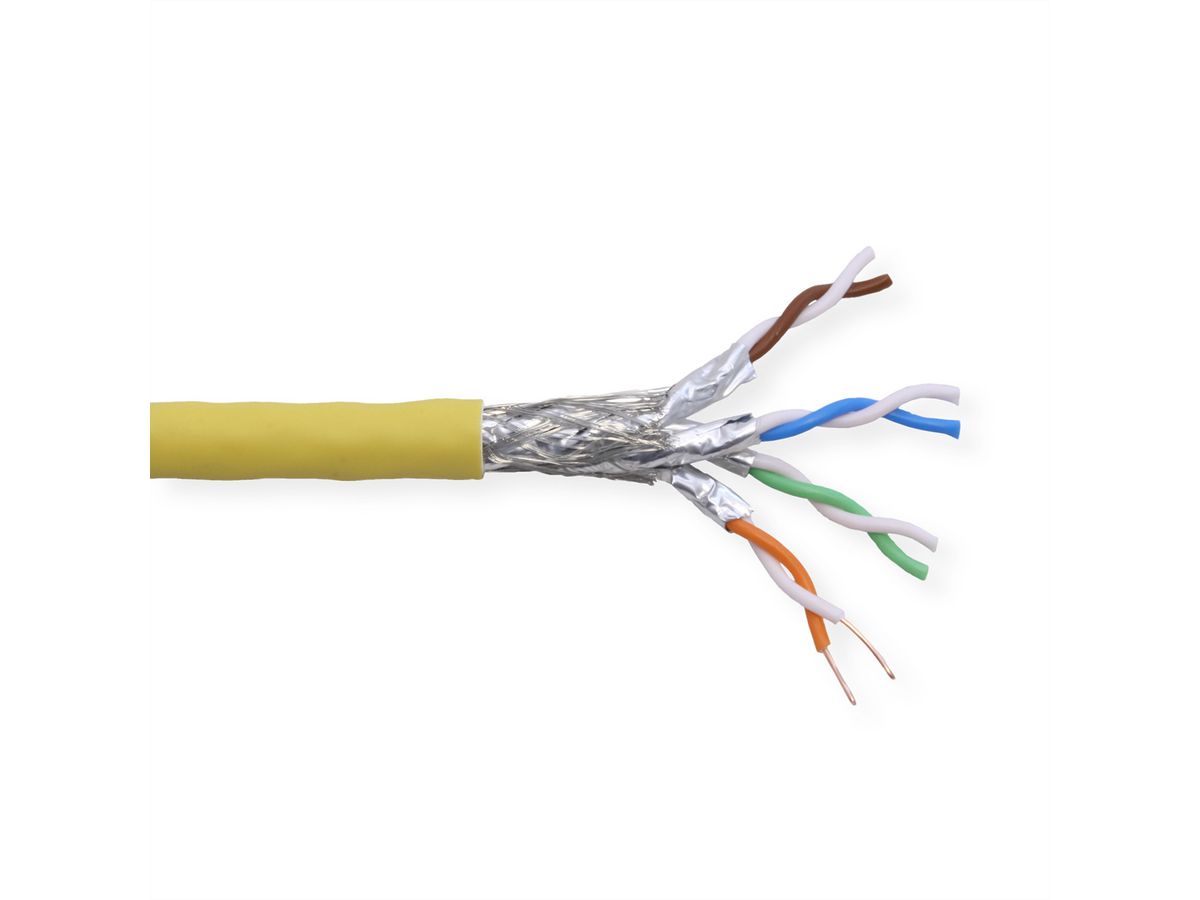 DRAKA UC2000/UCFUTURE COMPACT22 Cat.8.2 S/FTP H AWG 22 gelb, 1000 m