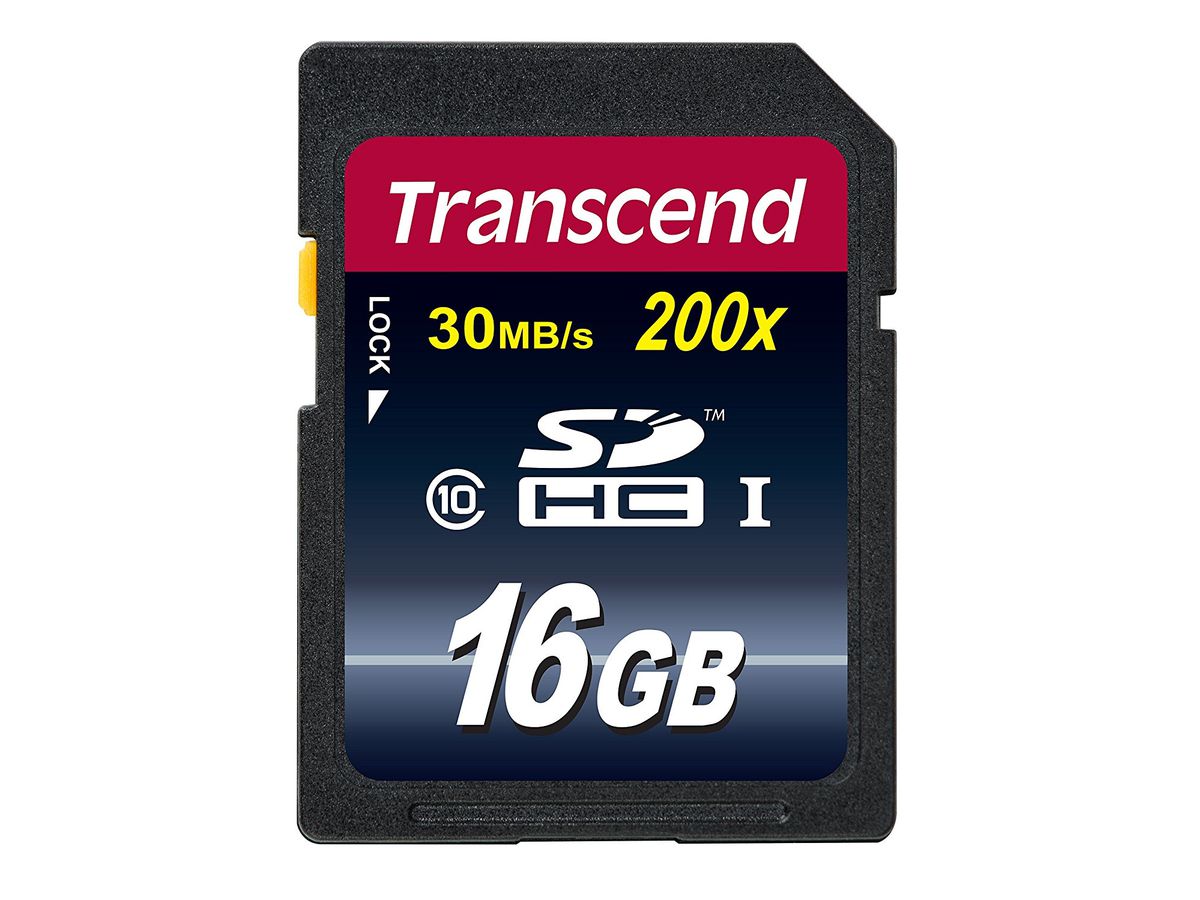 Transcend TS16GSDHC10 Speicherkarte 16 GB SDHC Klasse 10 UHS-I