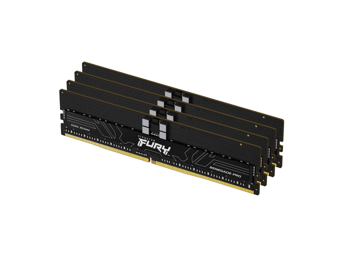 Kingston Technology FURY 128GB 6000MT/s DDR5 ECC Reg CL32 DIMM (4er-Kit) Renegade Pro EXPO