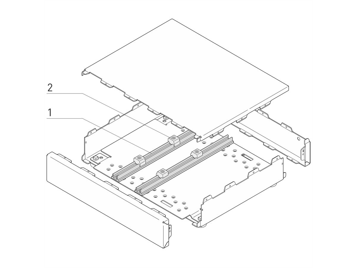 SCHROFF LEITERPLATTENBEFESTIGUNG 133T