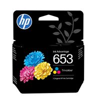 HP 653 Cyan/Magenta/Gelb Original Advantage-Druckerpatrone
