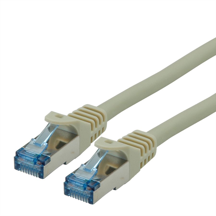 ROLINE Patchkabel Cat.6A S/FTP (PiMF), Component Level, LSOH, grau, 2 m
