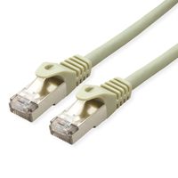 VALUE Patchkabel Cat.6A (Class EA) S/FTP (PiMF), Massivdraht, LSOH, grau, 70 m