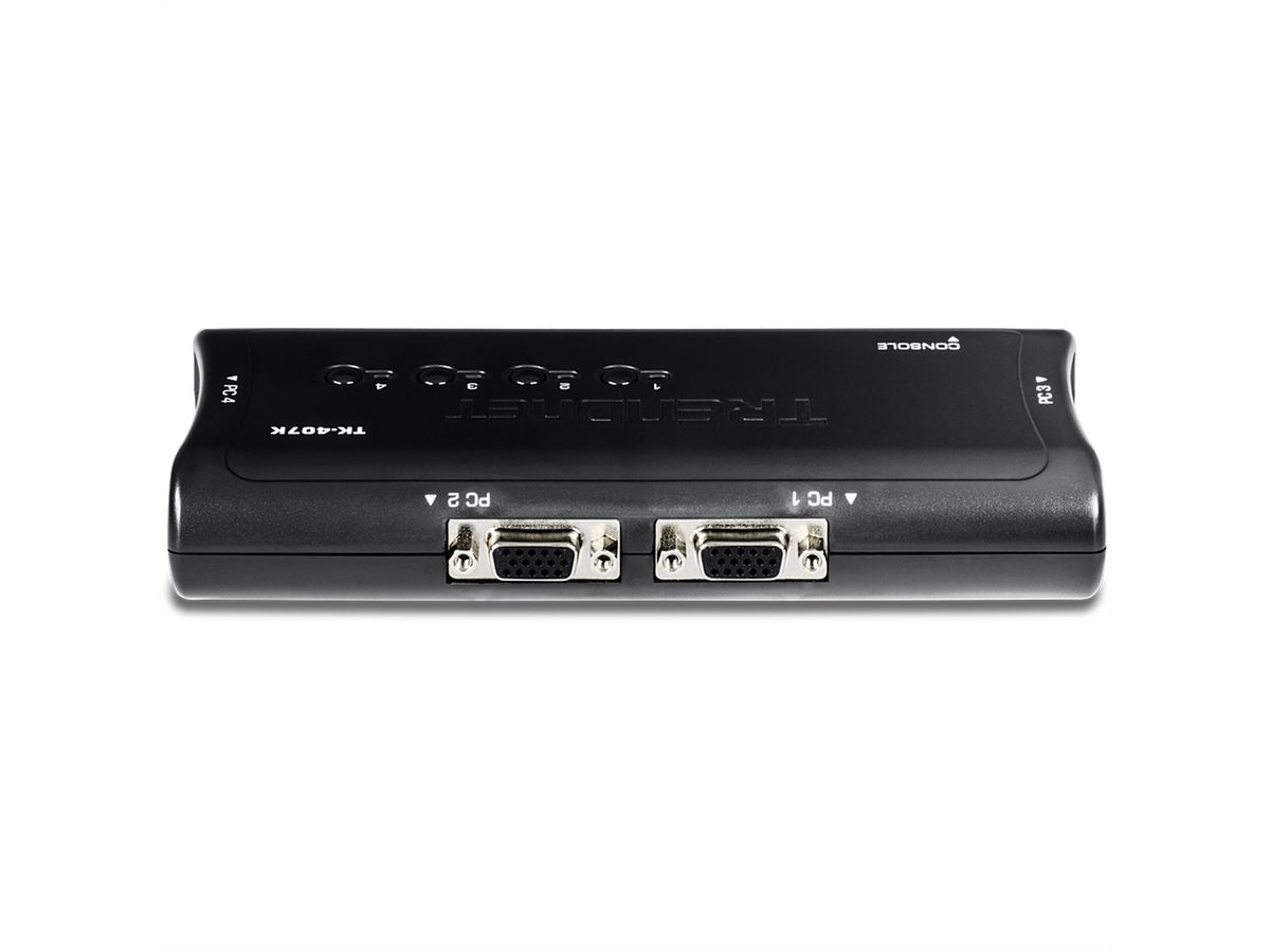 TRENDnet TK-407K KVM Switch 4-Port USB Kit